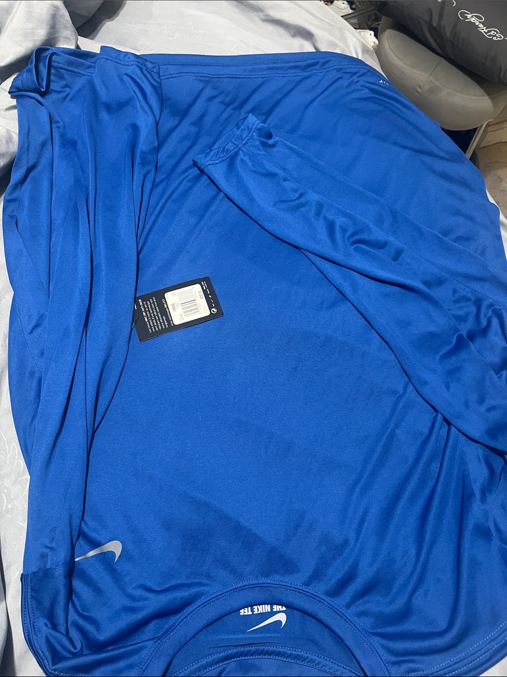 Nike Royal Blue Men’s Long-Sleeve Performance Top
